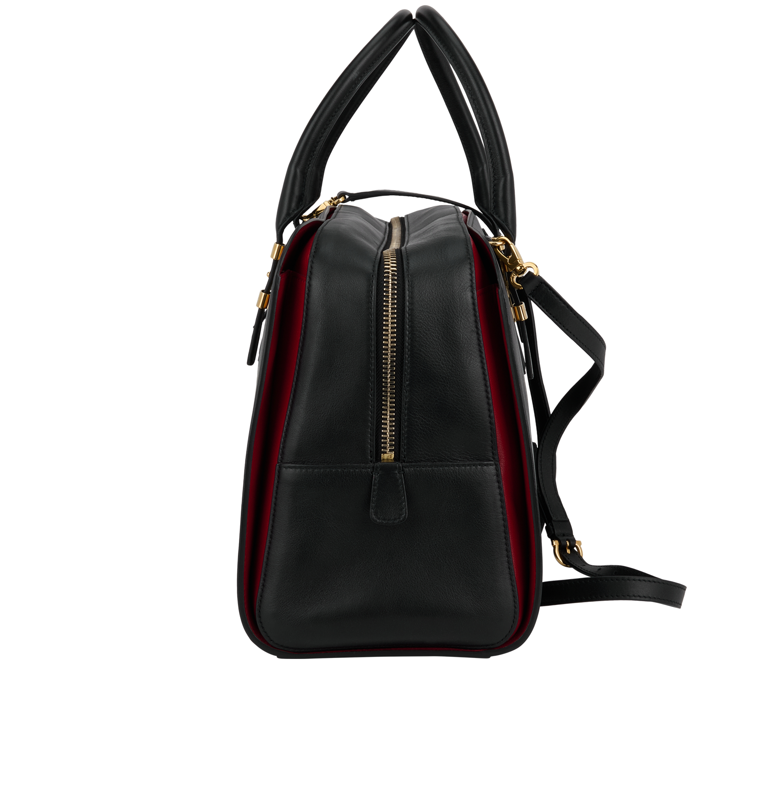 Emmy Tote, &pound;330, Handbags, Black, Leather, Bottom view